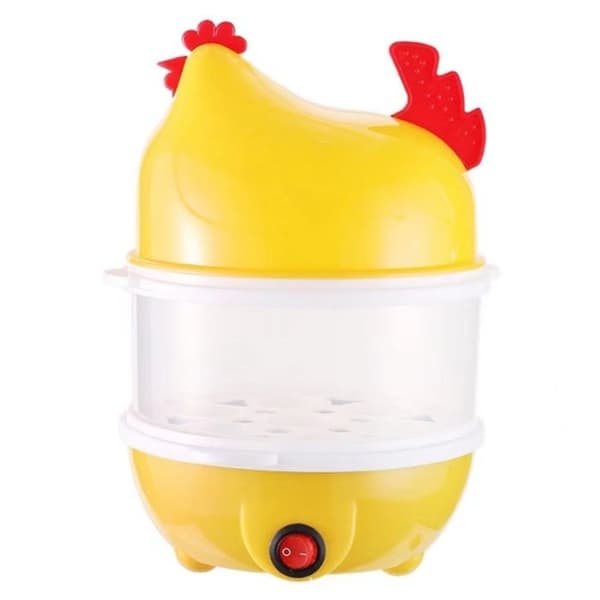 TD® Egg steamer mini multifunktions äggkokare hushålls äggkokare automatisk avstängning dubbellager äggkokare