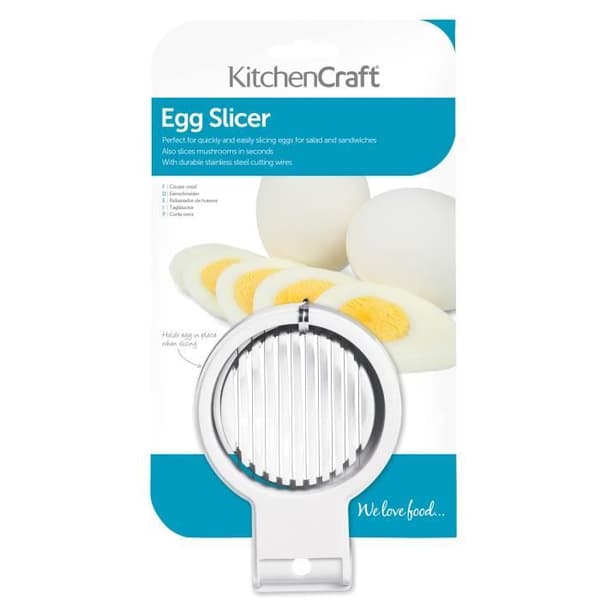 Äggklippare för Hårdkokta Ägg i Plast och Rostfritt Stål KitchenCraft