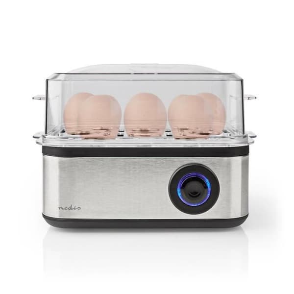 Nedis äggkokare - 8 ägg - Aluminium / svart