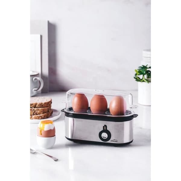 Elkoker - LACOR - 3 ägg - 210 W - automatisk avstängning - ljudsignal