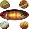 Miniatyrbild 2 av 4: Potatispåsar för mikrovågsugn - FOLAYA - 4 delar - Tvättbar återanvändbar - Vit