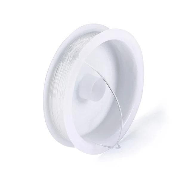 2 stk smykkefremstilling Ufarvet elastisk tråd 0,6  0,8 1,0 mm