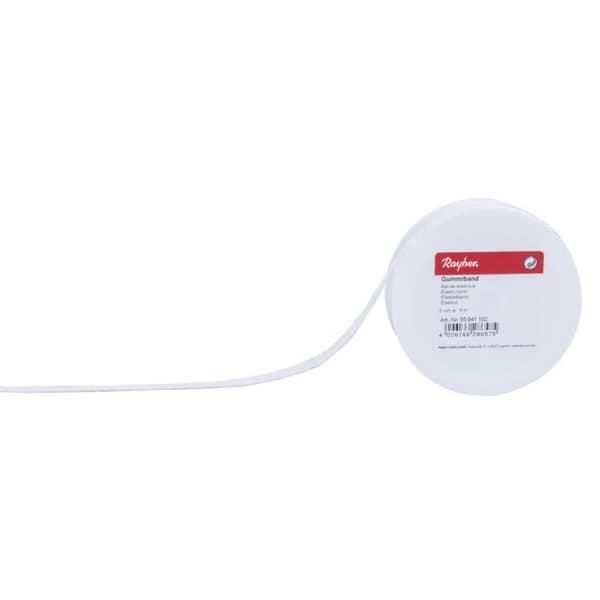 Elastiskt band - RAYHER - 5mm - Vit