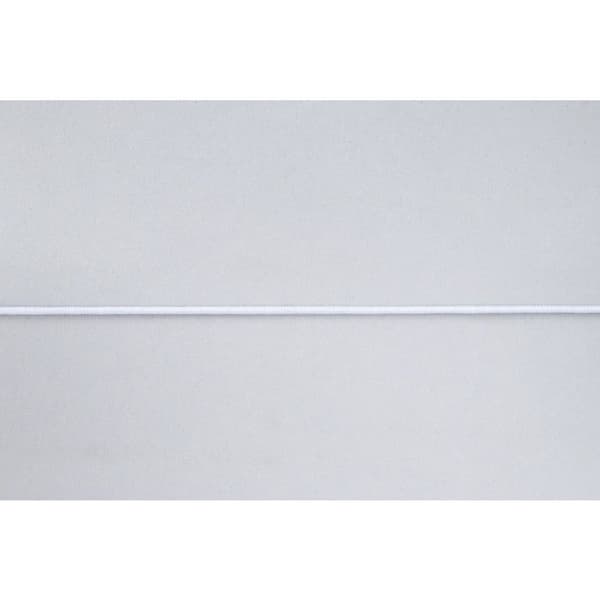 Elastisk tråd Vit Ø 2 mm Kort 5 m