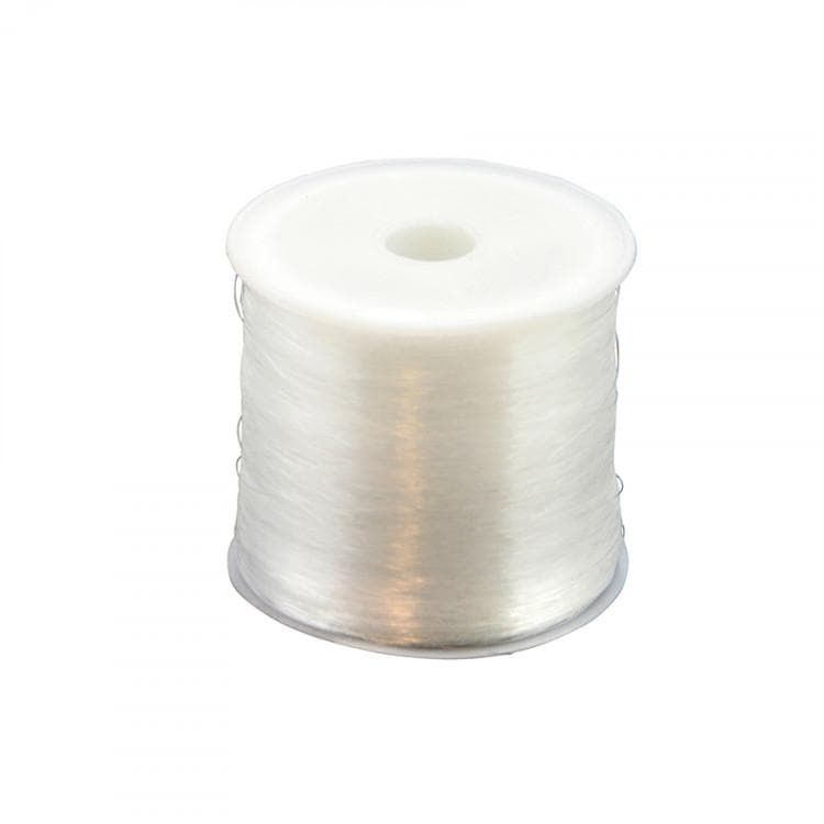 Elastisk tråd/lina, 0,6 mm, 50 meter, Transparent