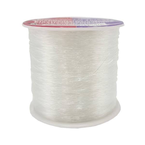 Elastisk Smyckestråd 0,5 mm - Transparent - 100 m