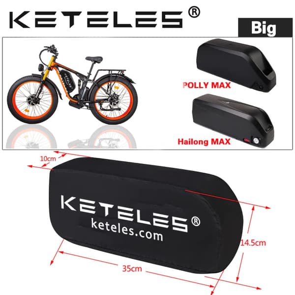 KETELES akun vedenpitävä kansi K800/K800Pro/XF4000 malleille
