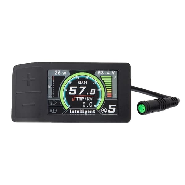 Elektrisk cykeldisplay, TFT LCD-skærm, Hastighedsindikator, 500C Display