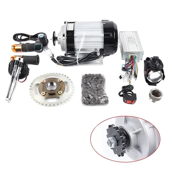 Elektrisk borstlös motor kit, 750W hög belastningskapacitet, komplett konverteringskit,VIT
