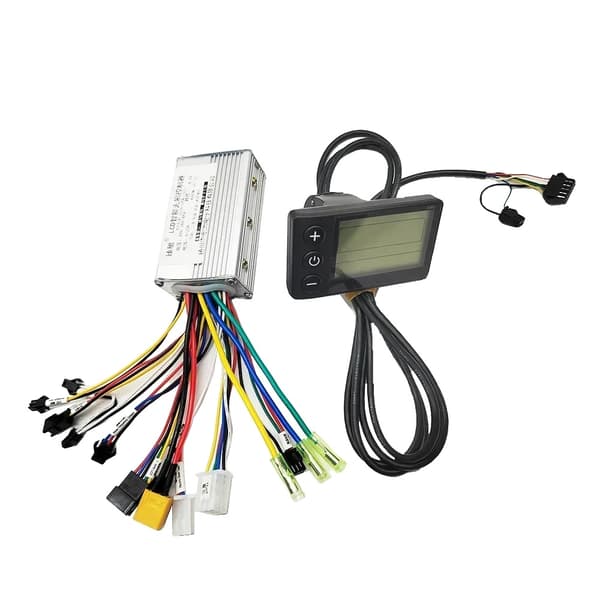Borstlös styrenhet kit, 24V-48V kompatibilitet, LCD-display,24V-48V 6-20A kit