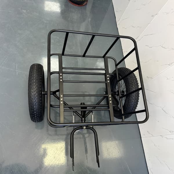 Lamtier KM200 elektrisk cykeltrailer, egnet til elcykler med en motoråbning på 175 mm