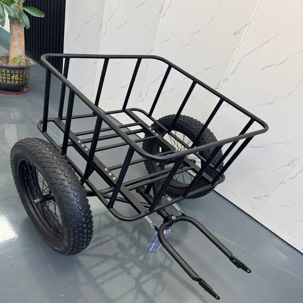 Lamtier KM200 elektrisk cykeltrailer, egnet til elcykler med en motoråbning på 175 mm