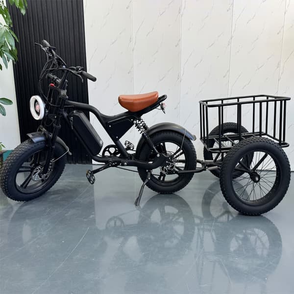 Lamtier KM200 elektrisk cykeltrailer, egnet til elcykler med en motoråbning på 175 mm