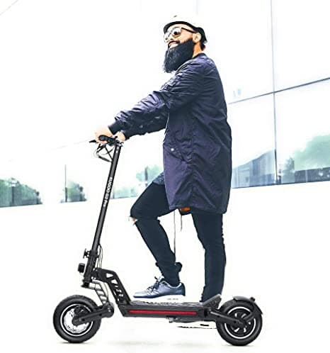 Kugoo El-scooter, G2 Pro Folding E Scooter til voksne, 500W Motor, 3 Hastighedstilstande Op til 50 km / t, Super LCD-skærm, maksimal belastning 130 kg