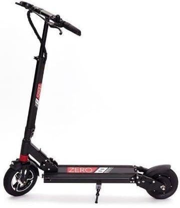 ZERO 8 Elektrisk skoter, 40-45 Km Range, Toppfart 40 Km / h, Motor 500W, 8" Hjul (Svart)