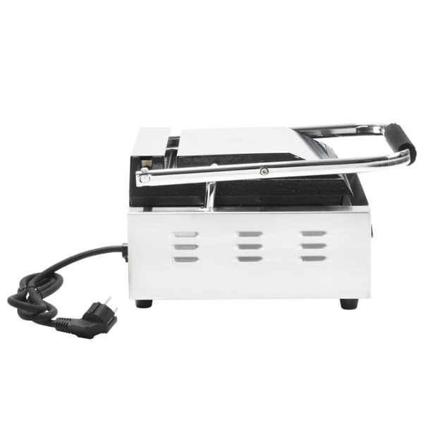 vidaXL rillet paninigrill rustfrit stål 1800 W 31x30,5x20 cm