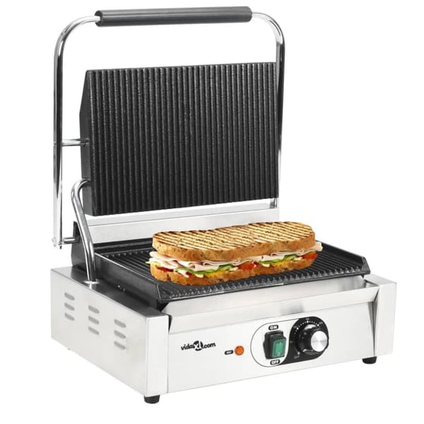vidaXL Leipägrilli uritettu 2200 W 43x30,5x20 cm