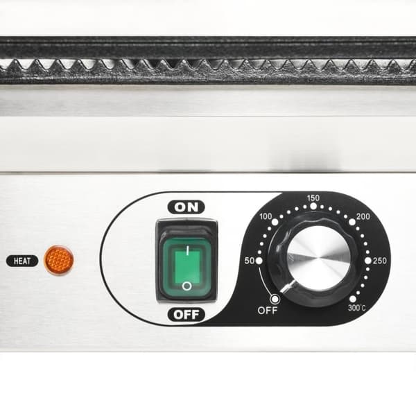 vidaXL Paninigrill riflet 2200 W 43x30,5x20 cm