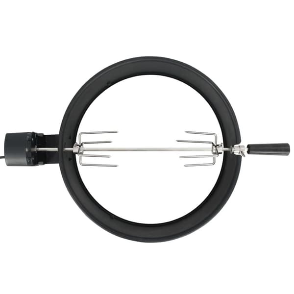 vidaXL BBQ ringsæt til rotisserie 47 cm sort