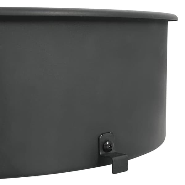 vidaXL Rotisserieset med ring grill 47 cm svart