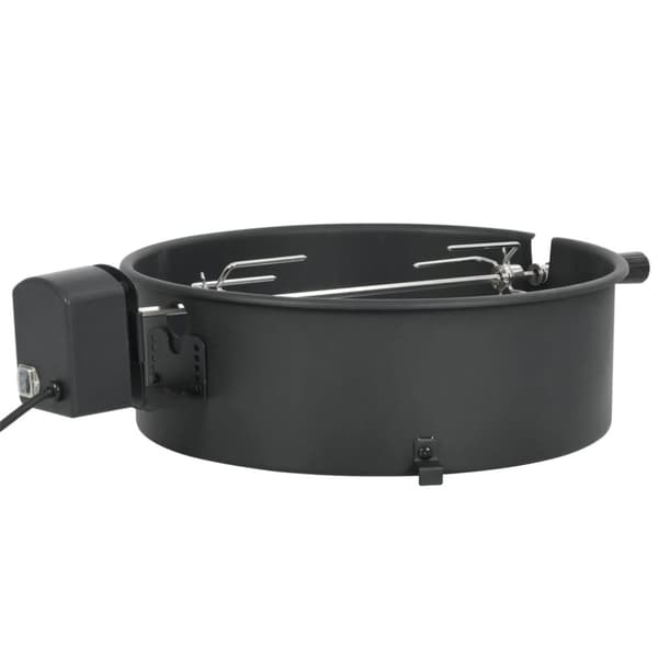 vidaXL Rotisserieset med ring grill 47 cm svart