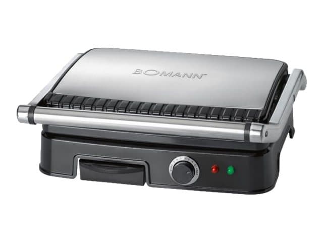 Bomann KG 2242 CB - Grill - elektrisk - 693.25 cm2 - rostfritt stål
