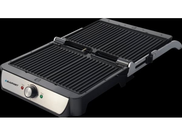 Blaupunkt GRS701, Musta, Ruostumaton teräs, 2000 W, 220 - 240 V, 50 - 60 Hz, 380 mm