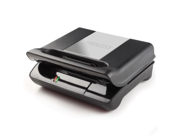 Princess Classic Multi & Sandwich Grill Compact Pro - Sandwichmaskin / vaffelmaskin / grill - 800 W - stål/svart
