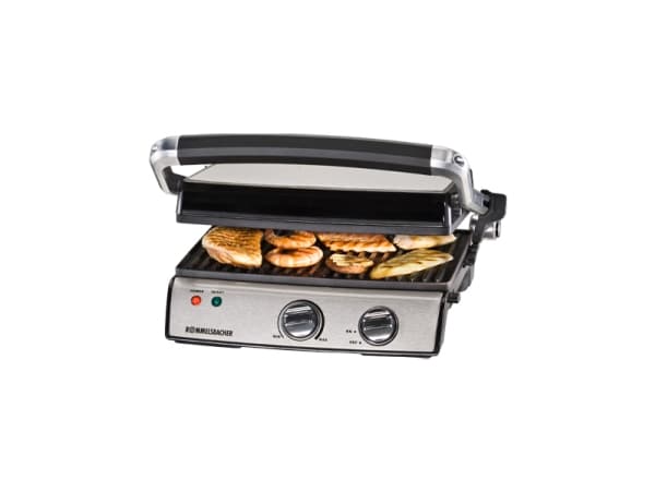 Rommelsbacher KG 2020 - Grill - elektrisk - 1334 kvadratcentimeter - rustfritt stål