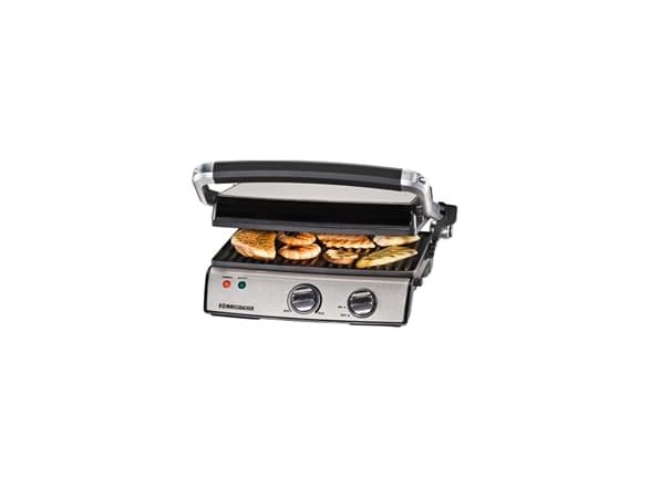 Rommelsbacher KG 2020 - Grill - elektrisk - 1334 kvadratcentimeter - rustfritt stål