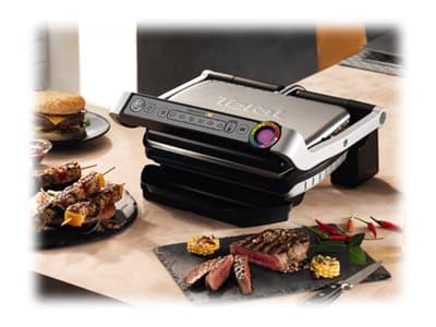 Tefal OptiGrill+ GC712834 - Grill - elektrisk - 600 cm2 - svart