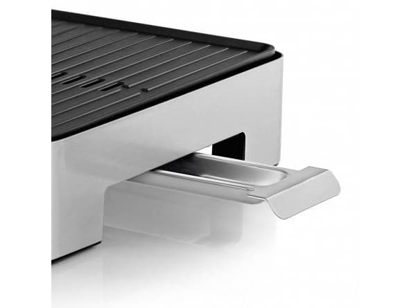 WMF LONO Tischgrill Quadro, Sort, Kromfarget, Kromfarget, Rund, Griddle, 270 x 270 mm, Aluminium