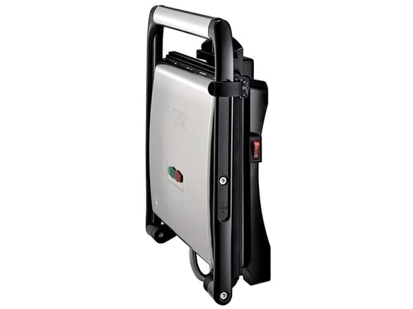 Tefal GC241D, Sort, Sølv, Rustfritt stål, Rektangulær, Rist, 0,9 m, 2000 W