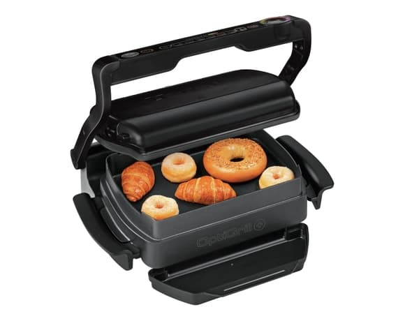 Tefal OptiGrill+ Snacking&Baking GC714834 - Grill - elektrisk - 600 kvadratcentimeter - svart