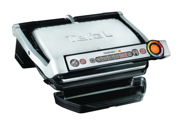 Tefal GC712D34, 2000 W, Optigrill, Elektrisk Sort/sølv