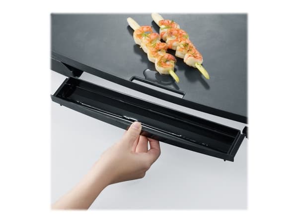 SEVERIN KG 2397 - Grill - elektrisk - 2052 kvadratcentimeter - svart / børstet rustfritt stål