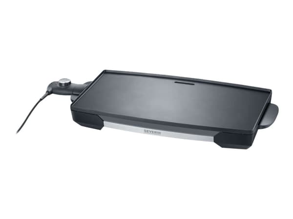 SEVERIN KG 2397 - Grill - elektrisk - 2052 kvadratcentimeter - svart / børstet rustfritt stål