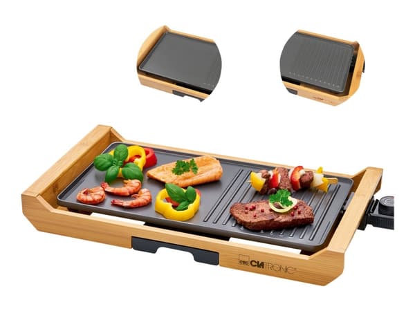 Clatronic TG 3697 - Grill - elektrisk - 800 cm2