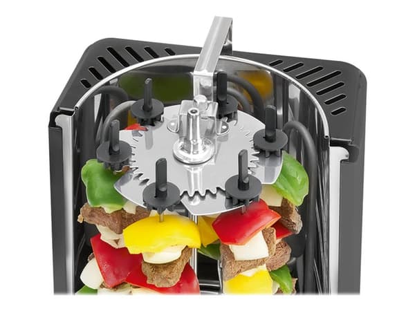 Clatronic DVG 3686, 1400 W, Grilli, Sähkö, Musta, Pyöreä, 220 - 240 V