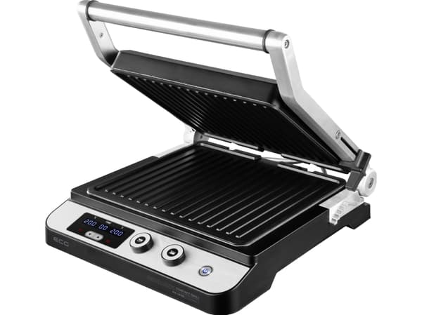 ECG KG 1000 Gourmet, Rostfritt stål, Rostfritt stål, Röra, 290 x 260 mm, 230 ° C, Lock med gångjärn, Låsbart lock