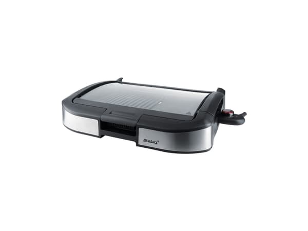 Steba VG 195, 2200 W, Grill, Elektrisk, 400 x 290 mm, Tabletop, Grillnett + steketakke