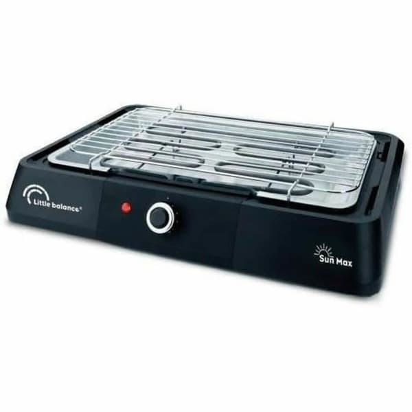 LITTLE BALANCE 8572 BBQ Sun Max, XXL elektrisk grill, 2200 W, Svart