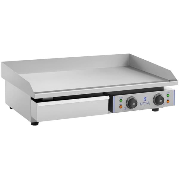 Royal Catering Elektriskt stekbord - 72,5 cm - Slät - 2 x 2200 W