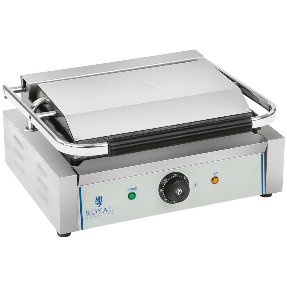 Kontaktgrill - 1 x 2200 W - räfflad