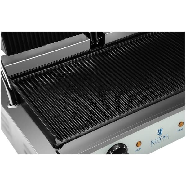 Royal Catering Kontaktgrill - 1 x 1800 W - räfflad - 2.0