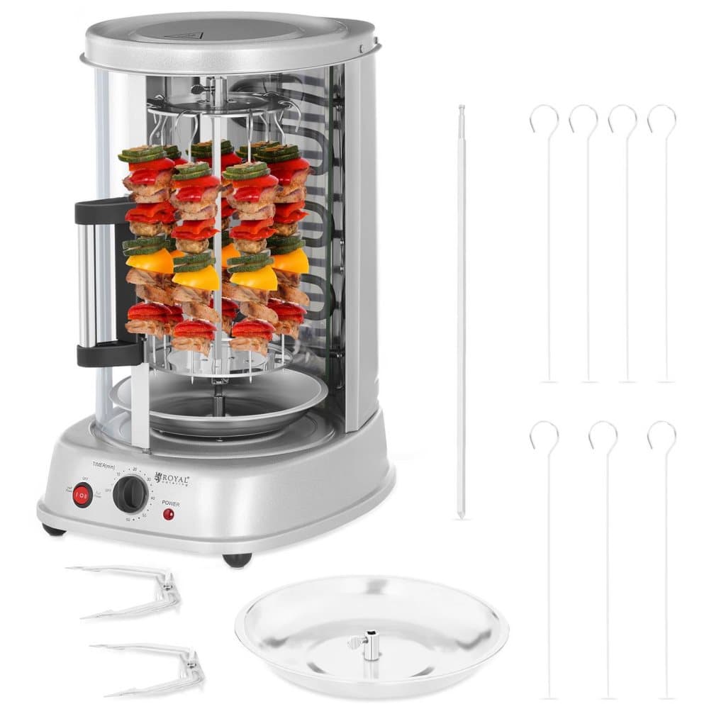 Royal Catering Vertikal grill - 3-i-1 - 1500 W - 21 L