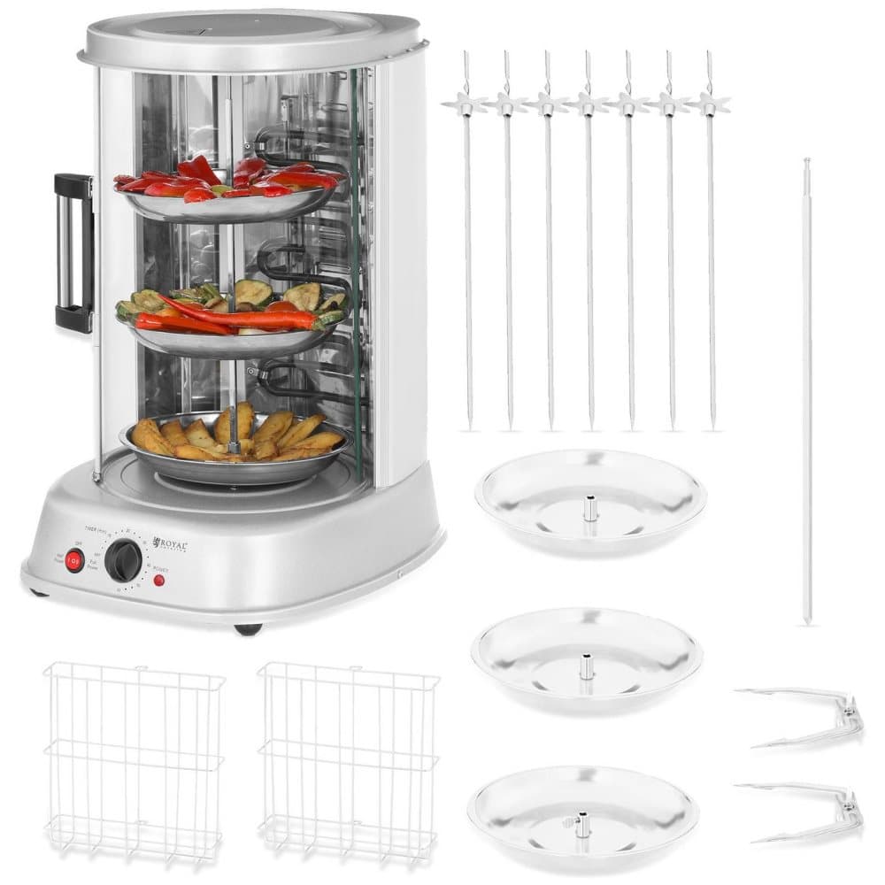 Royal Catering Vertikal grill - 4-i-1 - 1800 W - 31 L