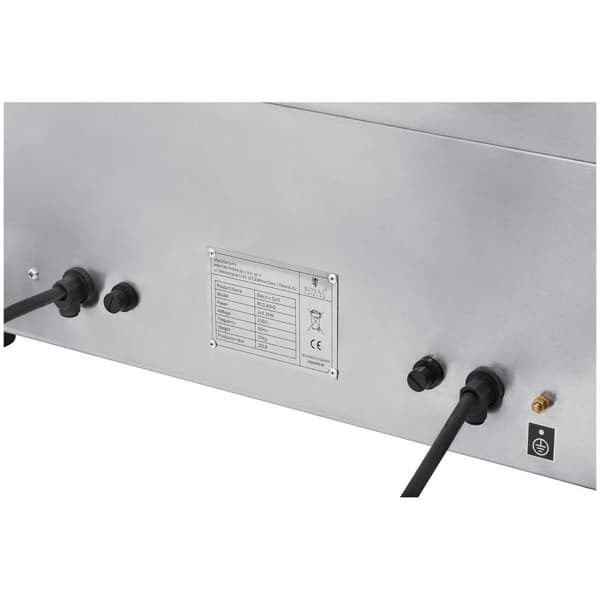 Royal Catering Stekbord elektriskt - 60 cm - slät - 2 × 3.2000 W