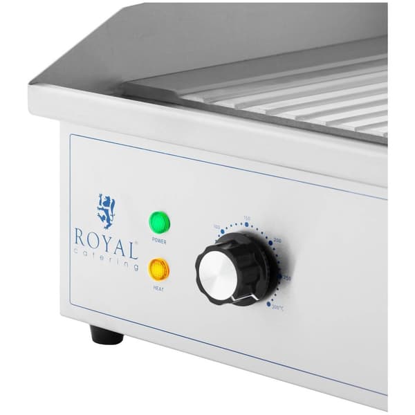 Royal Catering Elektriskt stekbord - 700 x 400 mm - Royal Catering - Räfflad - 4400 W
