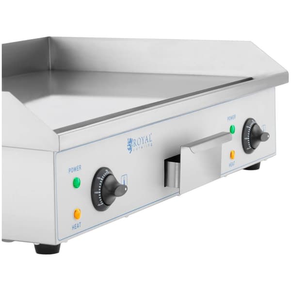 Royal Catering Elektriskt stekbord - Dubbelt - 73 cm - Royal Catering - Slät - 2 x 2200 W